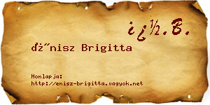 Énisz Brigitta névjegykártya
