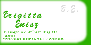 brigitta enisz business card